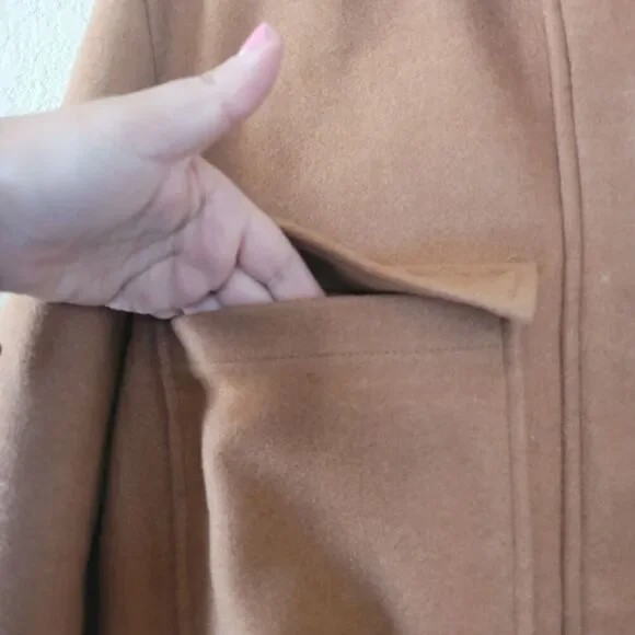 Windsor Brown Boxy Sherpa Winter Full Zip Jacket Womens Size Large Pockets Nwt - Picture 6 of 7